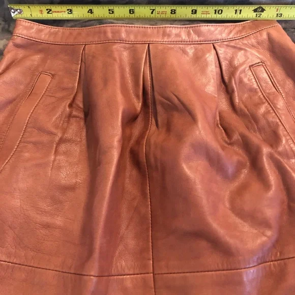 Madewell Broadway & Broome Leather Belltoll Skirt - Picture 3 of 5